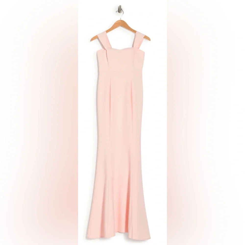 LIKELY Bartolli Blush Pink Off-the-Shoulder Mermaid Gown Size 0 NWT
